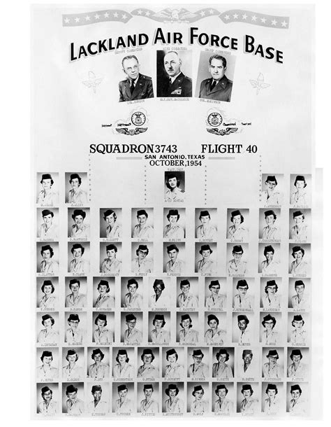 1950 59 Lackland Afb Tx 1954 Lackland Afb Squadron 3743 Flight 40 The Military Yearbook Project