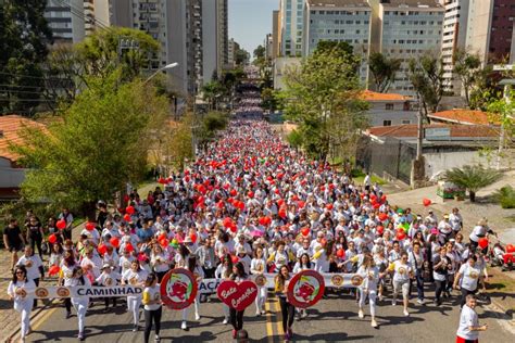 Caminhada Do Cora O Promove H Bitos De Vida Saud Vel No Domingo