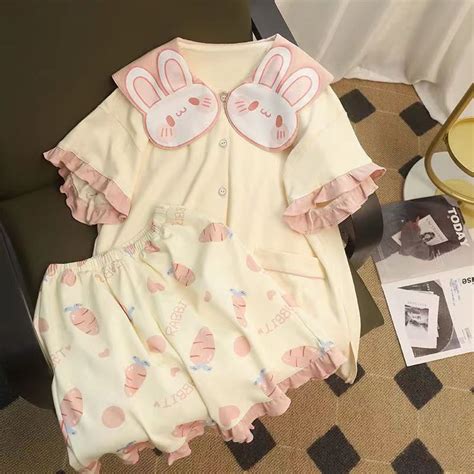 Kawaii Sweet Bunny Princess Pajamas Mk19201 Mk Kawaii Store