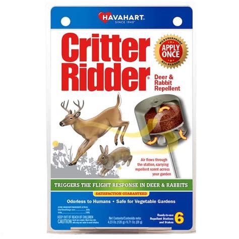 Havahart Critter Ridder Outdoor Weatherproof Repellent Stations For