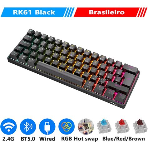 Sfhdghsf Rk Royal Kludge Rk Tri Mode Bt G Usb Mechanical Keyboard Keys Rgb Hot