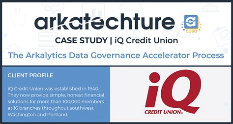 iQ Credit Union - Data Governance Accelerator Case Study