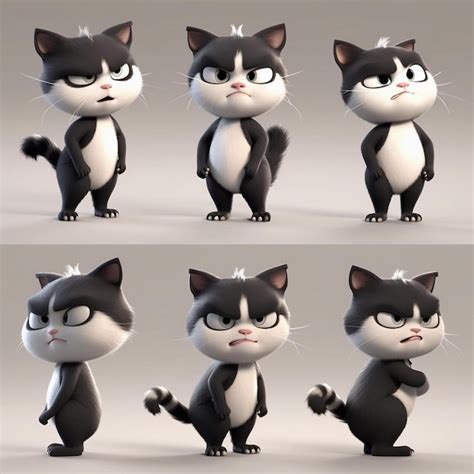 Premium AI Image | Fluffy Tales Chronicles of the Charming Cat Crew