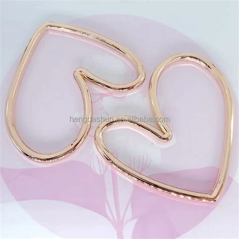 Swimwear Accessories Heart Shape Bikini Connectors Metal Love Shape Bikini Buckles Buy Heart