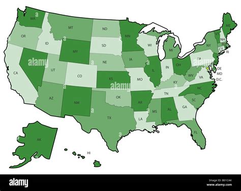 Us Map Of State Boundaries