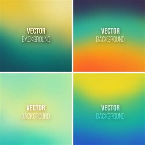 Colorful Blurred Backgrounds Vector Graphics Eps Ai Uidownload