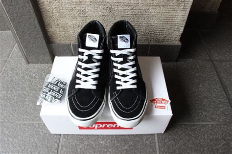VANS SK8 HI PRO SUPREME FUCK THE WORLD BLACK 28 0cm スケートハイ プロ シュプリーム ファック ザ ワールド VN0A45JDSY1 28