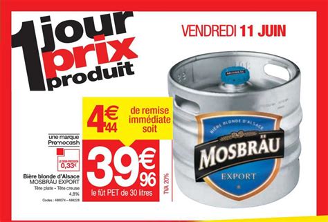 Promo Bi Re Blonde D Alsace Mosbr U Export Chez Promocash Icatalogue Fr