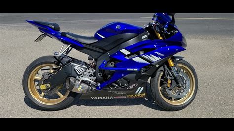 Yamaha R With Full Leo Vince Titanium Exhaust Youtube