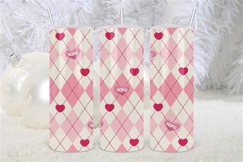 Retro Love Pink Heart Valentine Wraps 5 Graphic By Peangra Creative