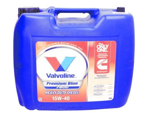 VALVOLINE PREMIUM BLUE 7800 15W40 20L - CUMMINS 8710941020617 za 589 ...