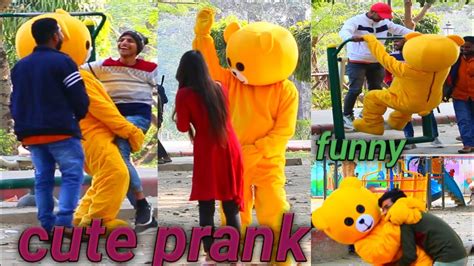 Teddy Bear Funny Dance In Public Place😂 Funny Reaction 🤣😂 Prank In