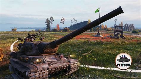 wot AMX M4 MLE 54 戰場速度與毀滅無情戰鬥 7 kills 12k dmg world of tanks