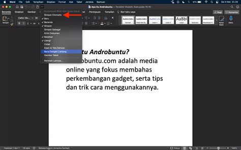 cara simpan pdf di word