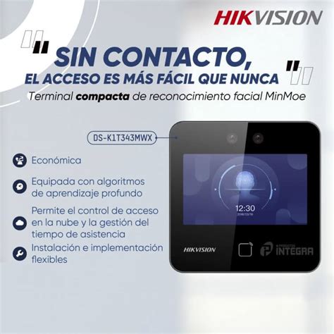 Ds K T Mx Control Acceso Reconocimiento Facial Wifi Ip Hikvision