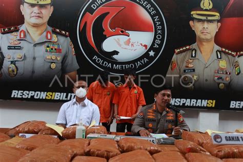 Pengungkapan Kasus Narkotika Jenis Ganja Antara Foto