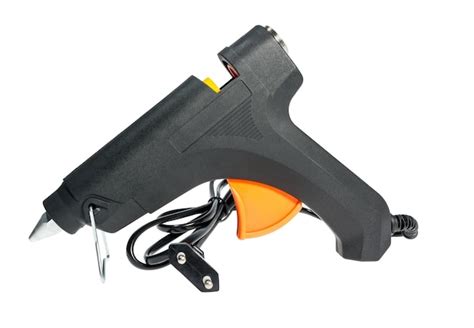 Premium Photo Tools Collection Electric Hot Glue Gun Isolated On A White Background