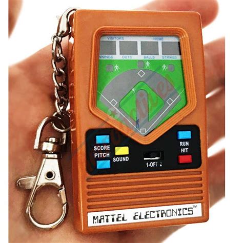 World S Coolest Mattel Electronic Handheld Baseball Game