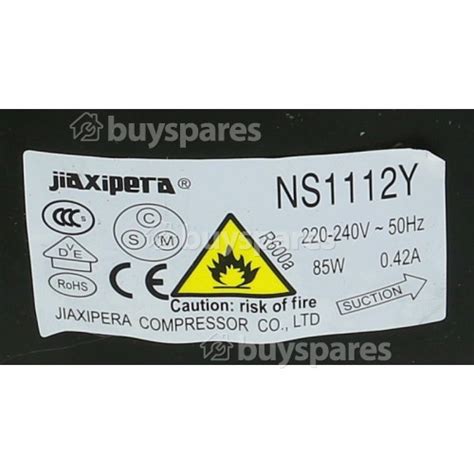 Beko Compressor: NTZ145MT : Replaces ZBS1114CY | BuySpares