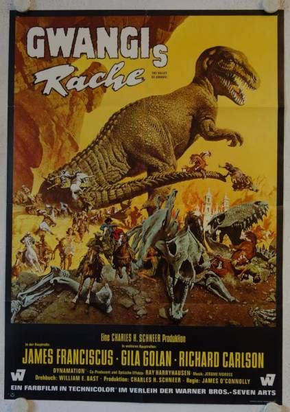 The Valley Of Gwangi Original Release German Movie Poster