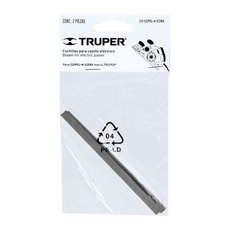 13088 Cu Ce 4 1 2nx Truper Truper Bolsa Con 2 Cuchillas Carburo De