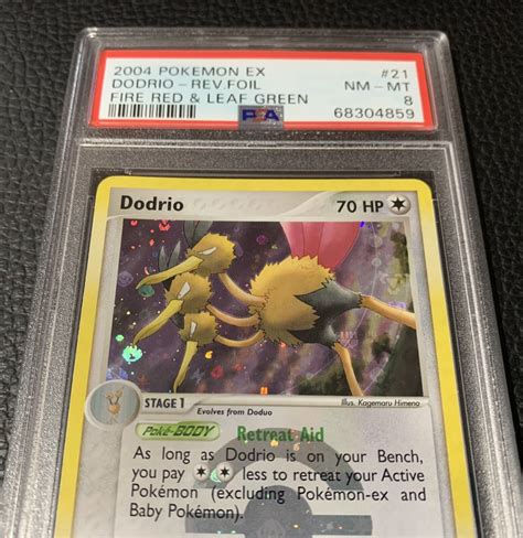 Dodrio 2004 Pokemon EX Fire Red Leaf Green Reverse Holo Card 21