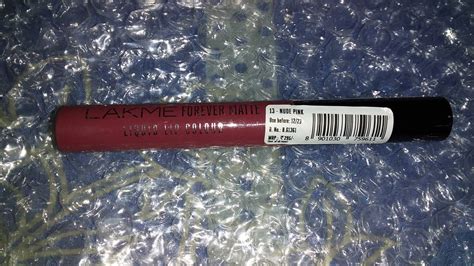 Lakme Forever Matte Liquid Lip Hr Lipstick Lightweight Transferproof Nude Pink Ml