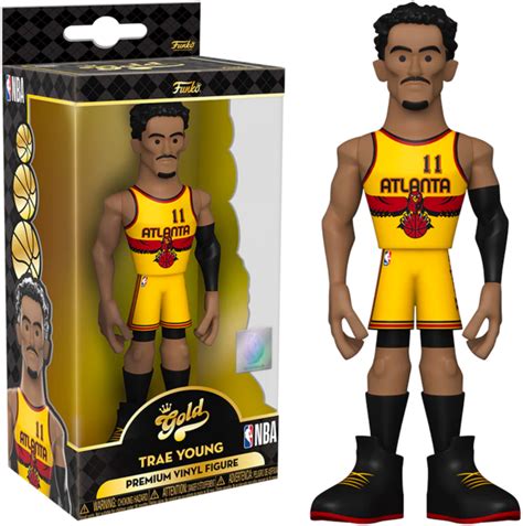 Nba Trae Young Gold 5 Vinyl Figure With Chase 13cm Shopforgeek