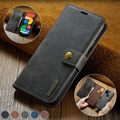 DG.MING Винтажный кожаный чехол для Google Pixel 5A 5G (Эпл Гугл ...