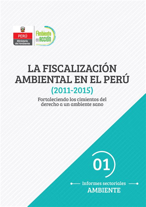 01 Fiscalización ambiental LA FISCALIZACIÓN AMBIENTAL EN EL PERÚ