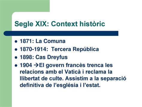 Context sociohistòric del segle XIX ppt descargar