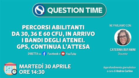 Percorsi Abilitanti Da E Cfu In Arrivo I Bandi Degli Atenei