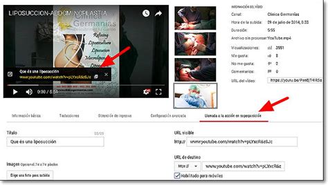 Cómo insertar un sitio web asociado en Youtube Vincula tu página web