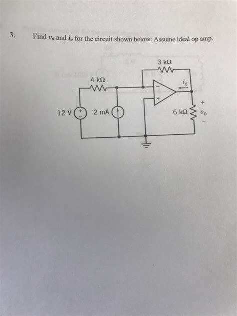 Solved Find Vo And Io For The Circuit Shown Below Assume Chegg