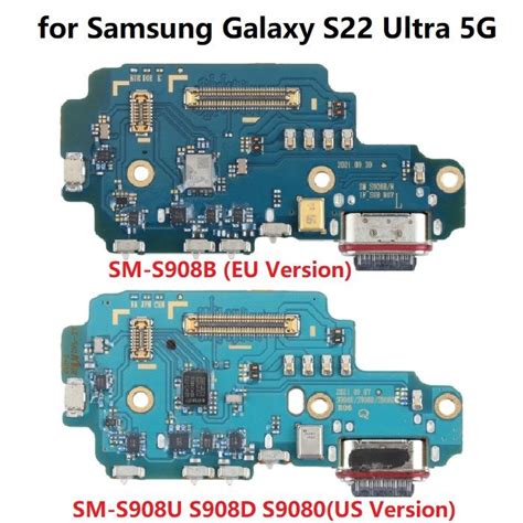 Original Charging Port Board For Samsung Galaxy S22 Ultra 5G