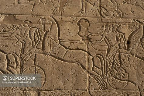 Ramesseum Relief Depicting An Army A Battle Th Century B C