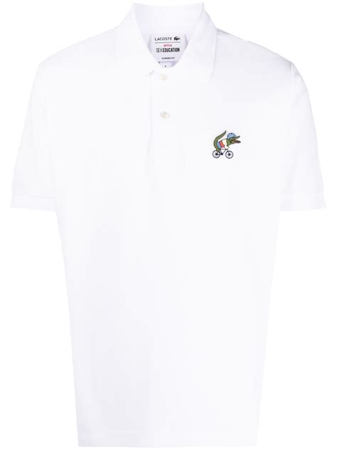 Lacoste Playera Tipo Polo Sex Education De Lacoste X Netflix Farfetch