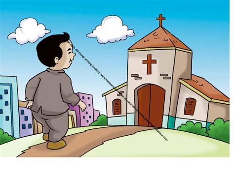 gambar   kristen pergi  gereja  hari minggu  anak