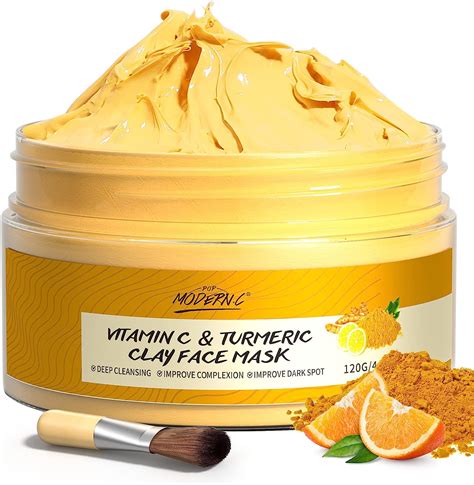 Masque D Argile Au Curcuma Et La Vitamine C Masque Nettoyant En