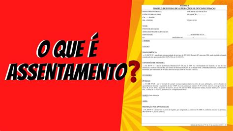 Como Se Escreve Assentamento - O QUE É UM ASSENTAMENTO MILITAR? - YouTube