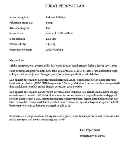 Halaman Unduh Untuk File Contoh Surat Perjanjian Siswa Yang Ke