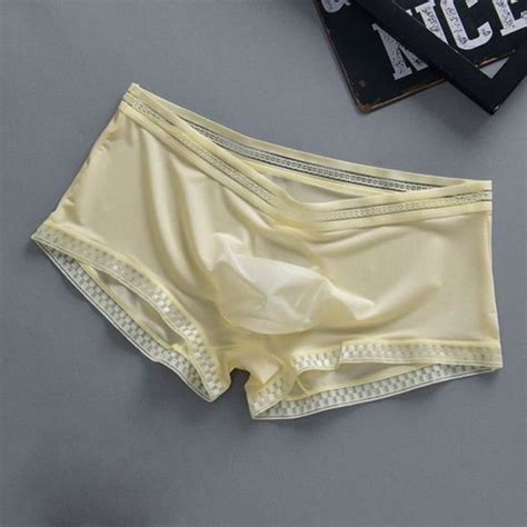 Boxer shorty MARQUE Nude Transparent Respirant Confortable Blanc Cdiscount Prêt à Porter