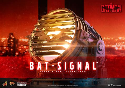 PRE ORDER DICIEMBRE 2023 HOT TOYS 1 6 THE BATMAN BAT SIGNAL 24 CM MMSANIME Figuras De