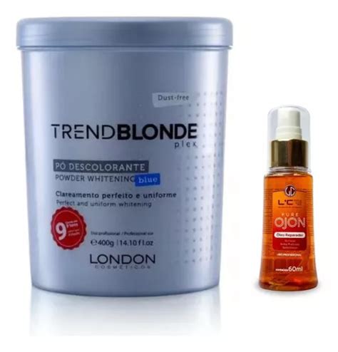 Trend Blonde Blue London 400g Sos Regen 100ml Oleo Ojon 60ml Parcelamento Sem Juros