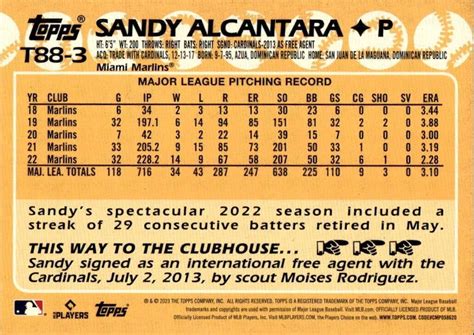 2023 Topps 1988 Topps Baseball 35th Anniversary Series One T88 3