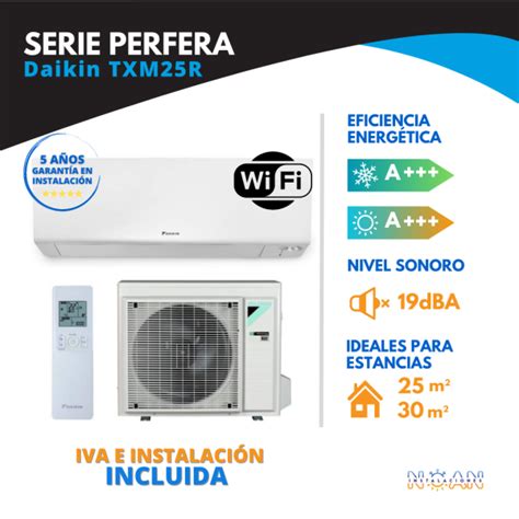 Aire Acondicionado Daikin Perfera Txm R Alta Eficiencia