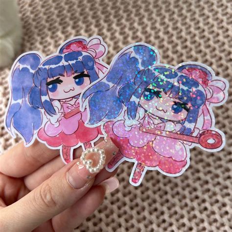 Umineko Erika Chibi Vinyl Sticker Clearholographic Etsy