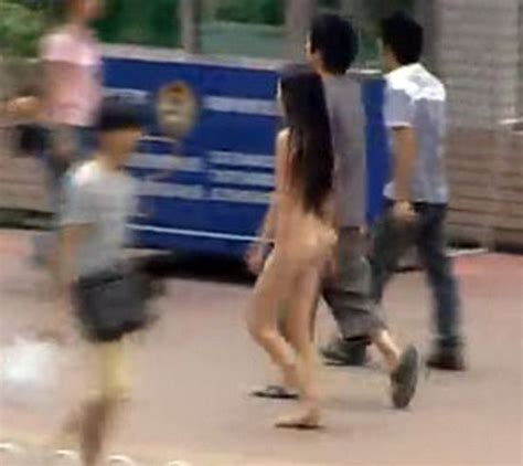 Naked Woman Seen Walking Down Street Editorial Stock Photo Stock Image Shutterstock Editorial