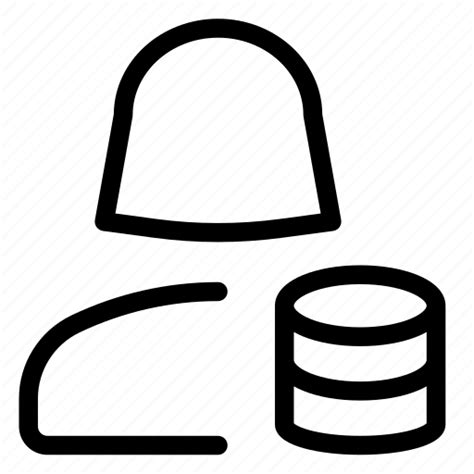 Single Woman User Database Icon Download On Iconfinder