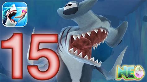 Hungry Shark World Gameplay Walkthrough Part 15 Great Hammerhead Ios Android Hungryshark